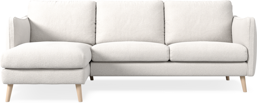 Madison Lux - 2-sits soffa med schäslong vänster - Beige