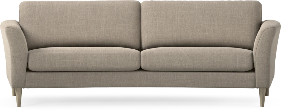 Bridge - 3-sits soffa svängd - Beige