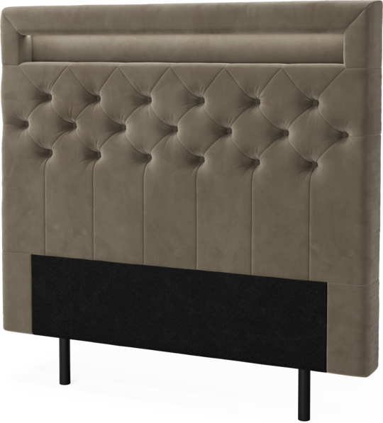 New York led - Sänggavel, 90-210 cm - Brun