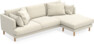 Harper - 4-sits med schäslong höger  - Beige