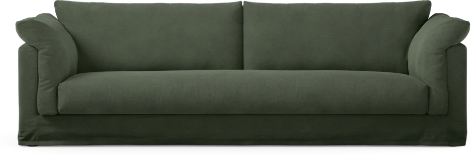 Cherrie Klädsel - Klädsel till 4-sits soffa, hel dyna - Grön