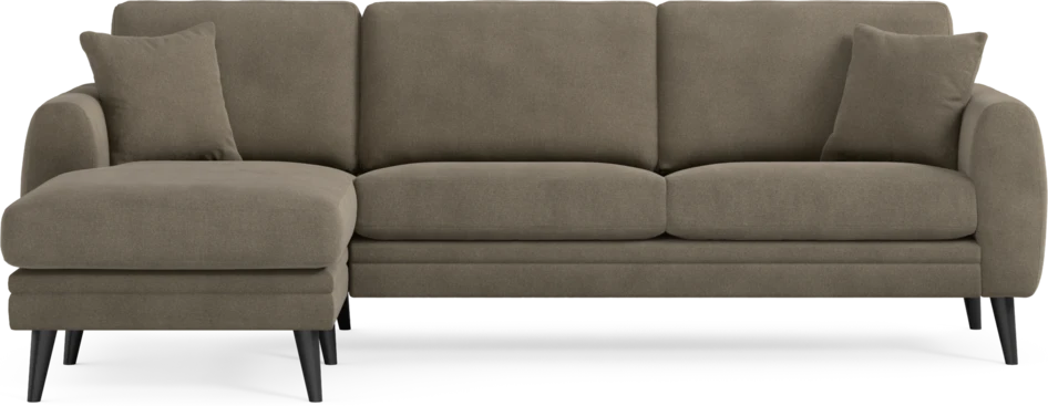 Eden - 2,5-sits soffa med schäslong - Beige