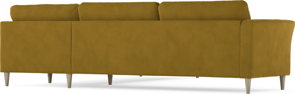 Bridge - Hörnsoffa, 3+3-sits - Gul