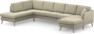 Eden - 3-sits soffa med divan vänster och schäslong höger - Beige