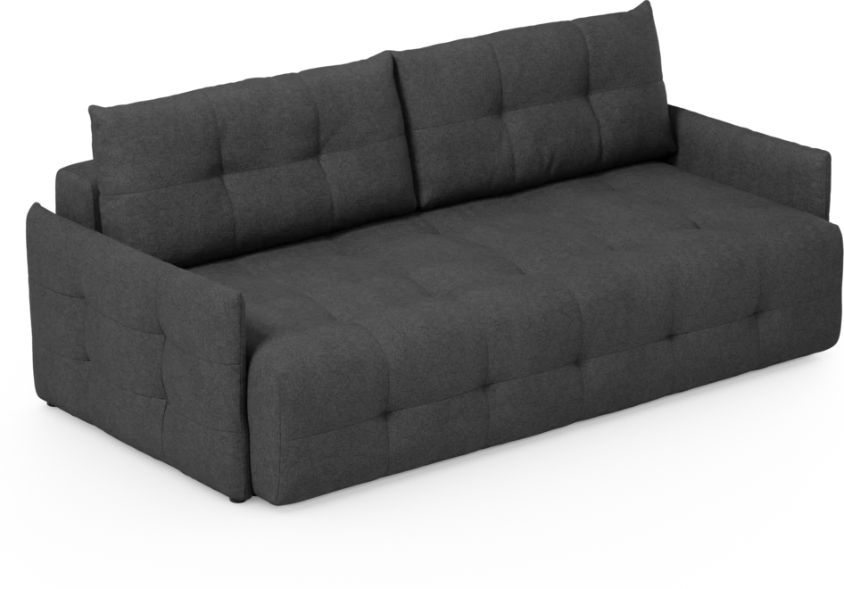 Bella - Bäddsoffa 3-sits - Svart