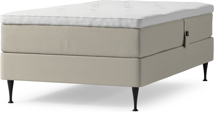 Delux Dream - Ställbar säng, enkelsäng med bäddmadrass och sängben