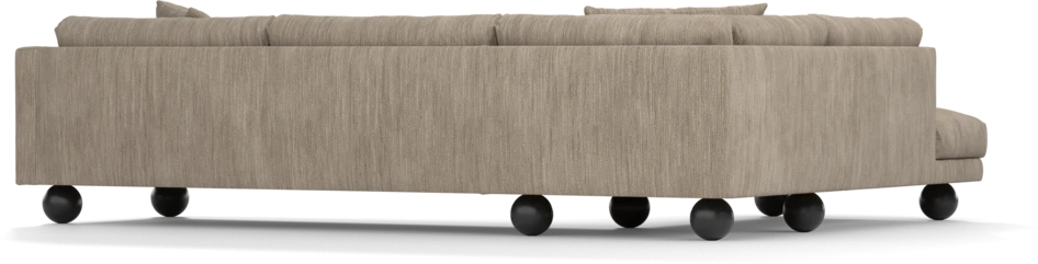 Harper - 3-sits soffa med divan vänster - Beige