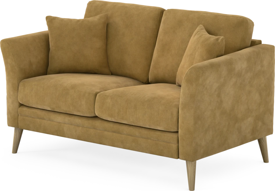 Eden - 2-sits soffa - Gul