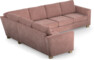 Friday - Hörnsoffa, 2+3-sits - Rosa