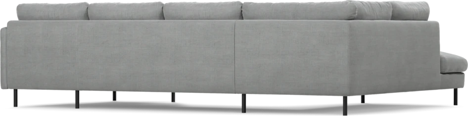 Madison - 2-sits soffa med divan vänster och schäslong höger - Grå