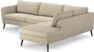 County - 2,5-sits soffa med divan höger - Beige