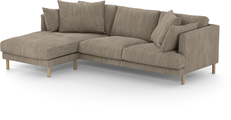 Harper - 4-sits med schäslong vänster - Beige