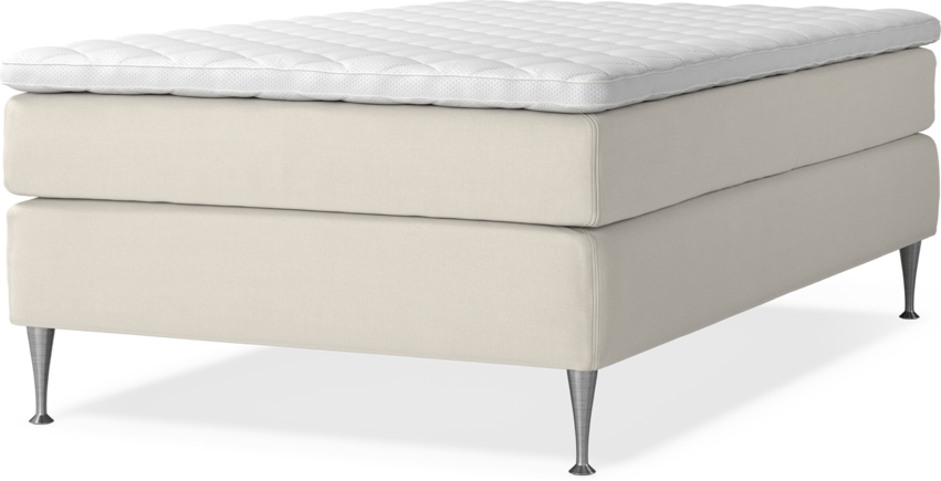 Delux Sense - Kontinentalsäng, enkelsäng 120 cm med bäddmadrass