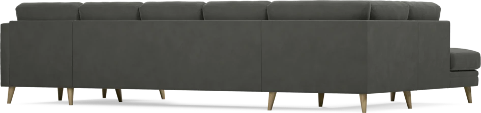 Eden - 3-sits soffa med divan vänster och schäslong höger - Grå