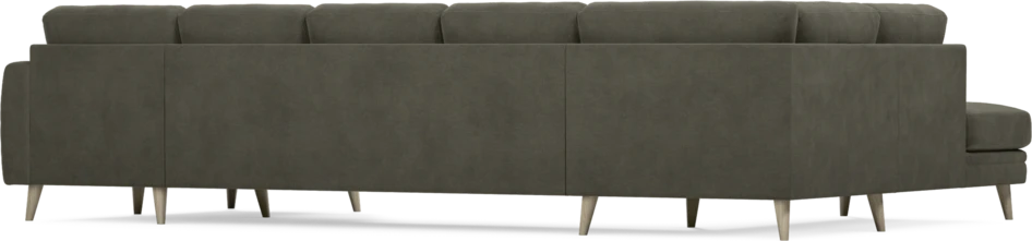Eden - 3-sits soffa med divan vänster och schäslong höger - Grå