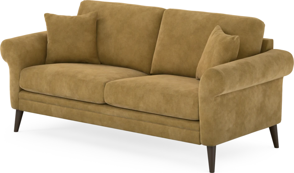 Eden - 2,5-sits soffa - Gul
