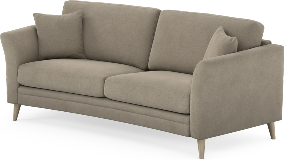 Eden - 2,5-sits soffa svängd - Beige