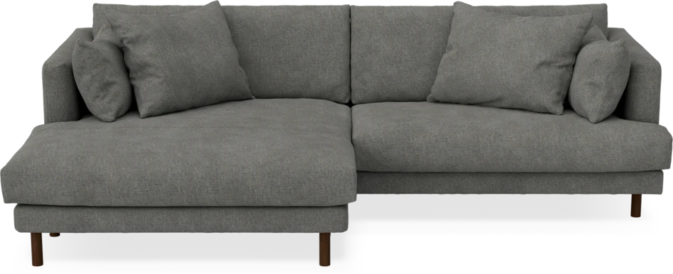 Harper - 4-sits med schäslong XL vänster - Grå