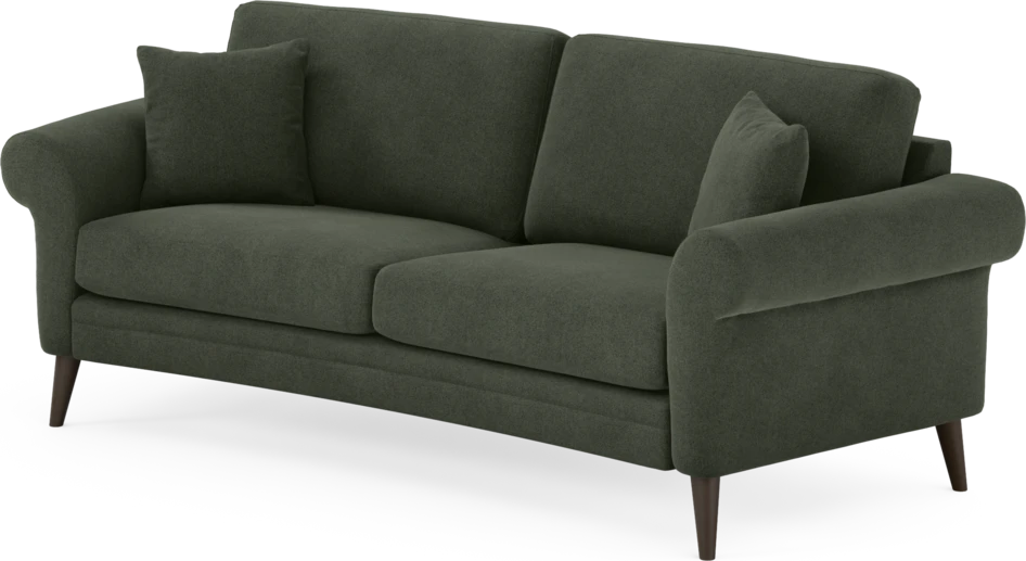 Eden - 2,5-sits soffa svängd - Grön