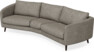 Madison - 3-sits soffa svängd, 90 cm - Grå