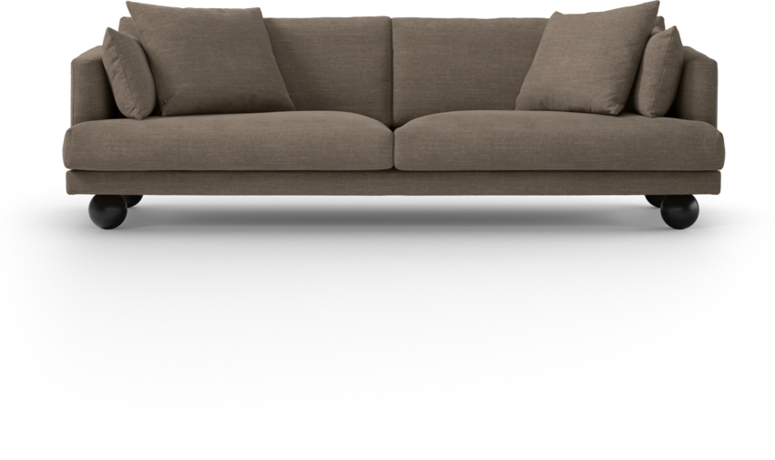 Harper - 4-sits soffa - Brun