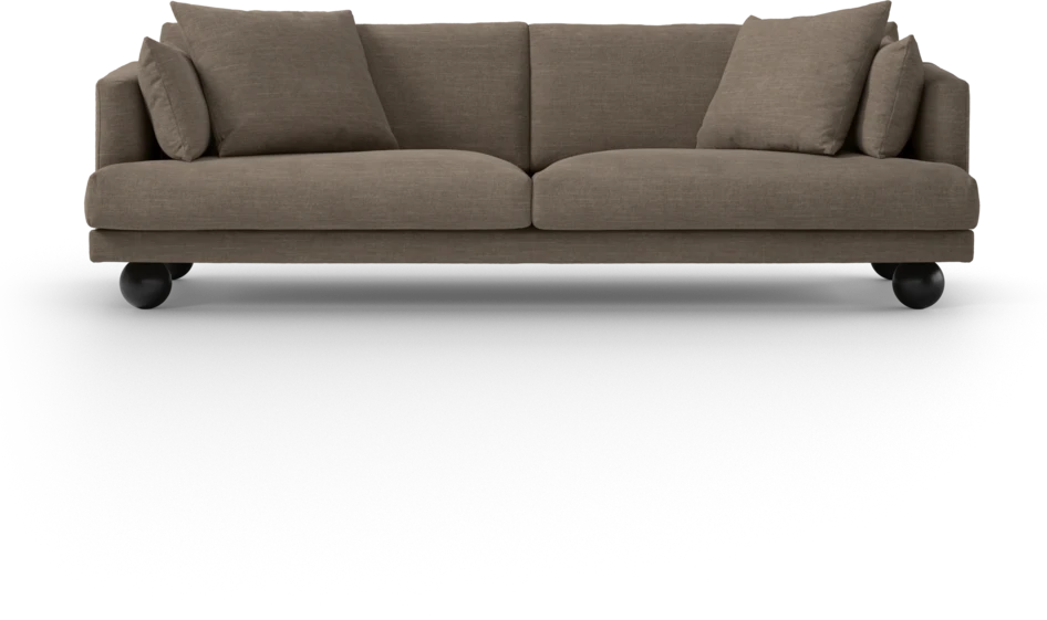 Harper - 4-sits soffa - Brun