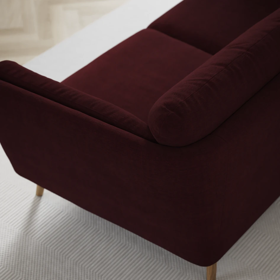 Madison Lux - Hörnsoffa 2+3-sits, hörn 2 - Röd