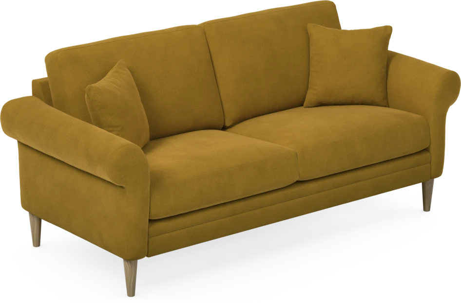 Eden - 2,5-sits soffa - Gul