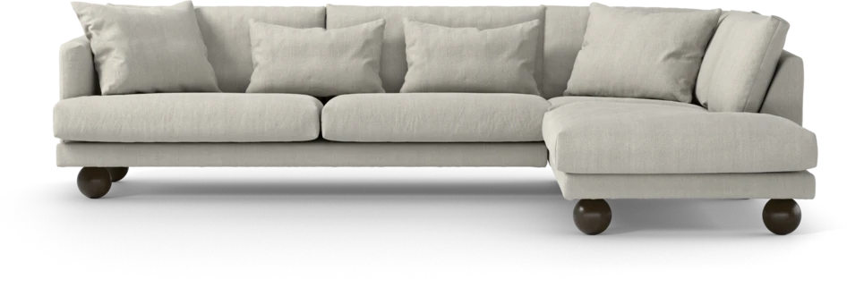 Harper - 3-sits soffa med divan höger - Beige