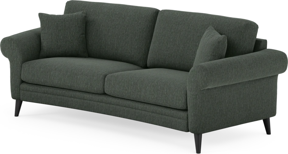 Eden - 2,5-sits soffa svängd - Grön