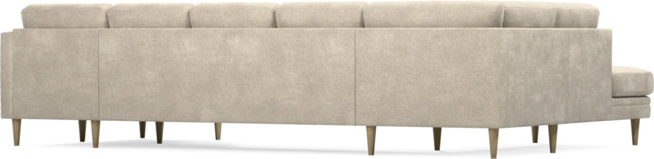 Eden - 3-sits soffa med divan vänster och schäslong höger - Beige