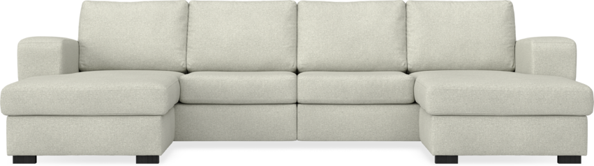 Friday - 2-sits soffa med två schäslonger - Beige