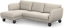 Madison Lux - 2-sits soffa med schäslong vänster - Beige