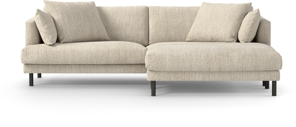 Harper - 4-sits med schäslong XL höger - Beige