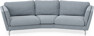 Madison - 3-sits soffa svängd, 90 cm - Blå