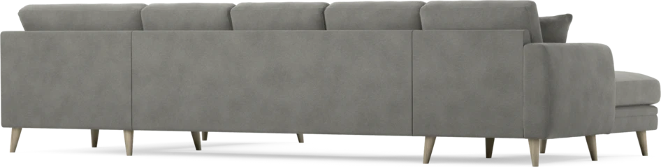 Eden - 3-sits soffa med schäslong vänster och divan höger - Grå