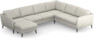 County - Hörnsoffa, 3+2-sits med schäslong vänster - Grå