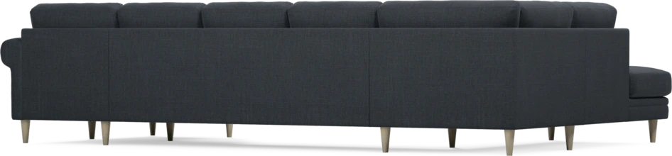Eden - 3-sits soffa med divan vänster och schäslong höger - Blå