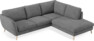 Madison - 2-sits soffa med divan höger - Vit