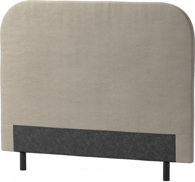 Delux Rundad - Sänggavel, 90-210 cm - Beige