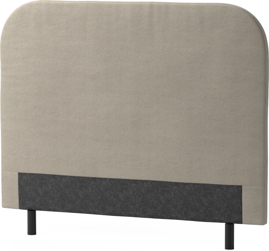 Delux Rundad - Sänggavel, 90-210 cm - Beige