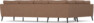 County - Hörnsoffa, 2+3-sits - Orange