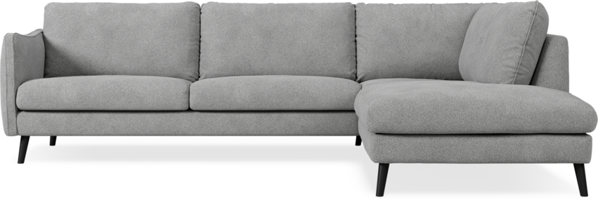Madison Lux - 3-sits soffa med divan höger - Vit