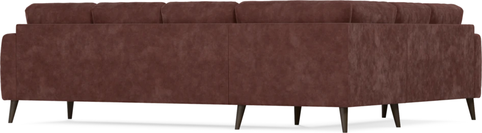 Eden - Hörnsoffa, 2+3-sits - Röd
