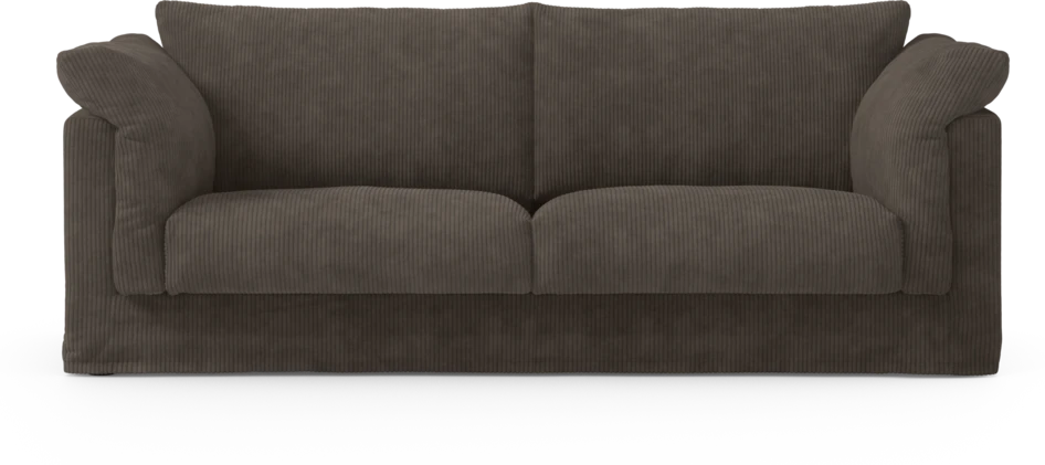 Cherrie - 2,5-sits soffa med kappa - Brun