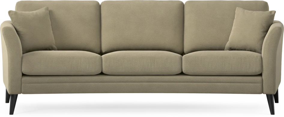 Eden - 3-sits soffa svängd - Beige