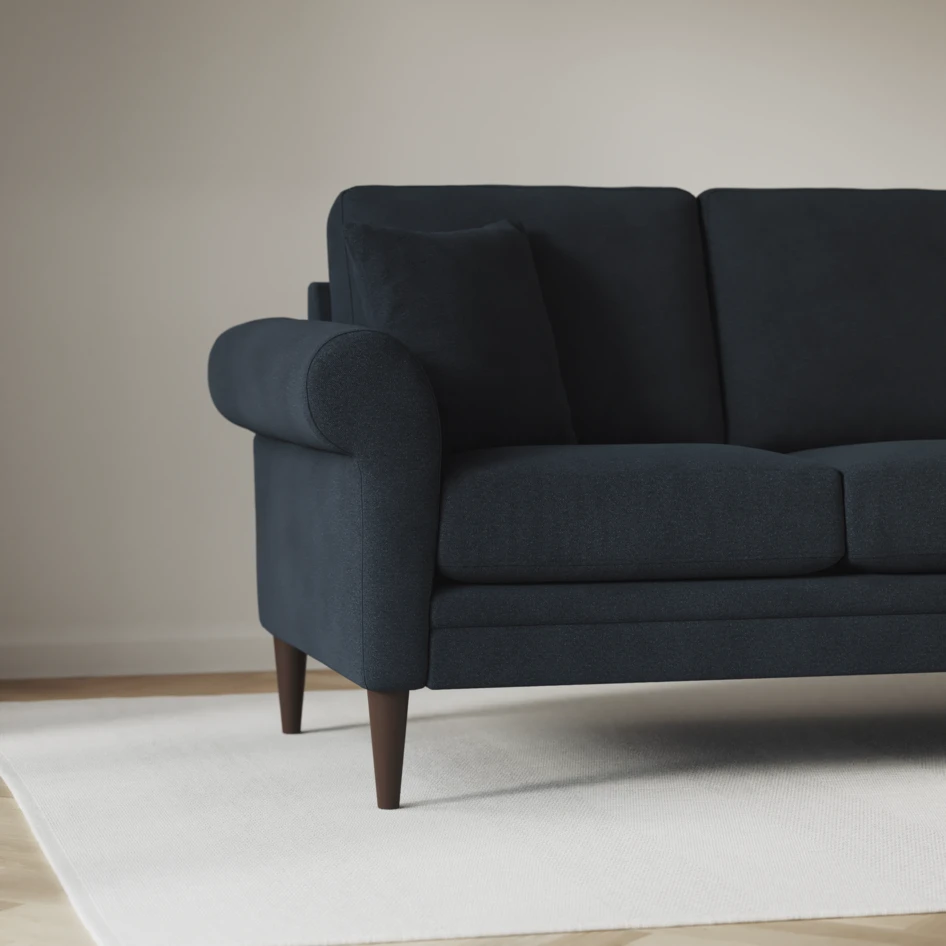 Eden - 2,5-sits soffa svängd - Blå