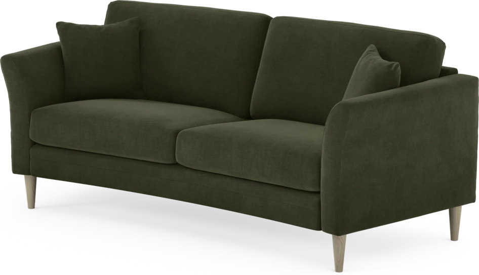 Eden - 2,5-sits soffa svängd - Grön