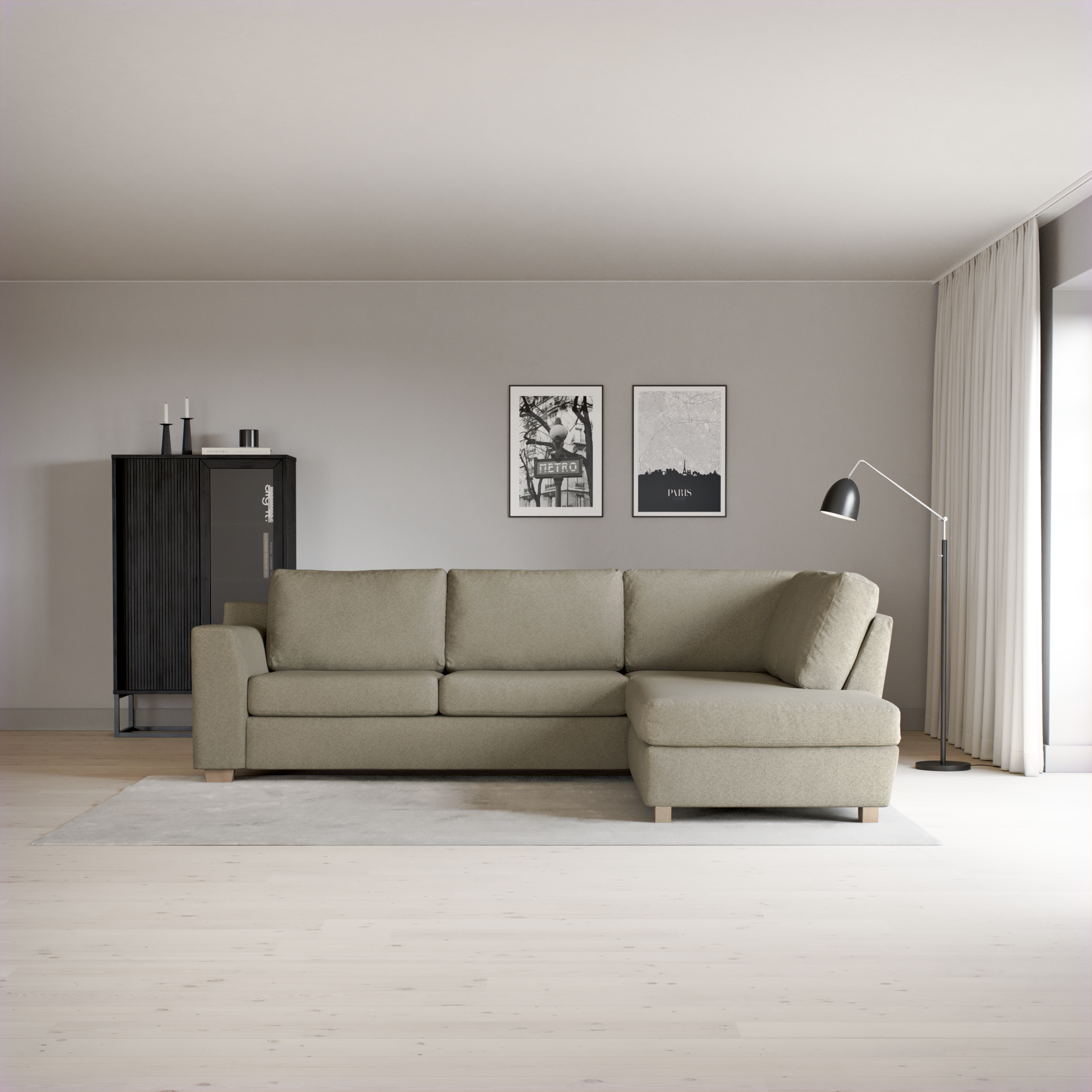 Friday - 2,5-sits soffa med divan höger - inspiration