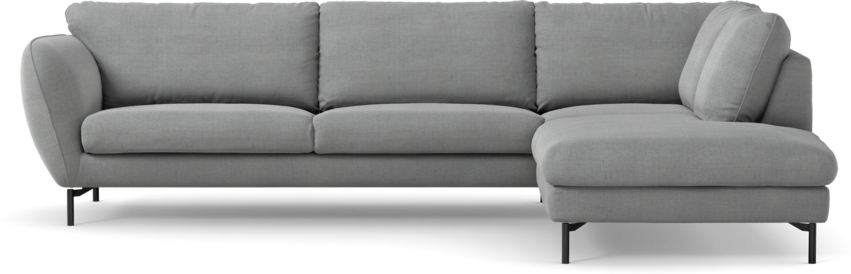 Madison Lux - 3-sits soffa med divan höger - Grå